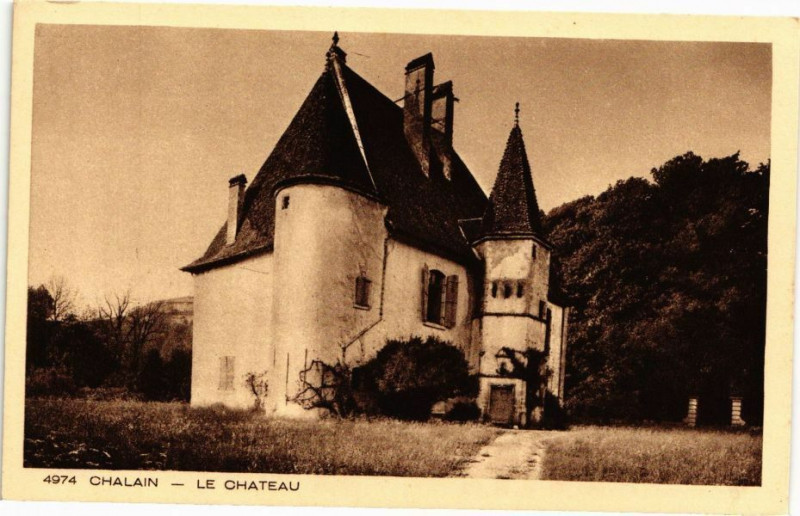Carte postale ancienne Chalain-Le Chateau