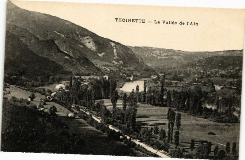 Carte postale ancienne Thoirette-La Vallée de l'Ain