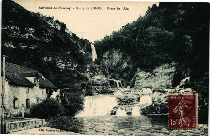 Carte postale ancienne Env. de Nozeroy-Bourg de Sirod-Porte de l'Ain à Bourg-de-Sirod