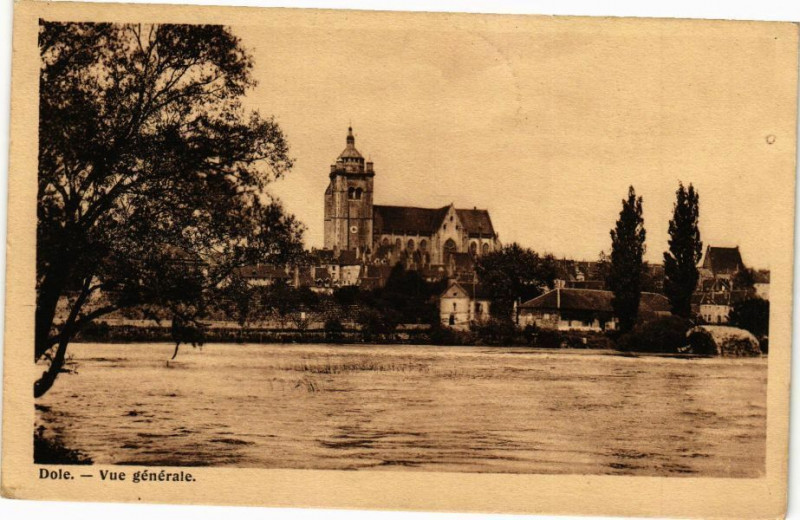 Carte postale ancienne Dole-Vue générale à Dole