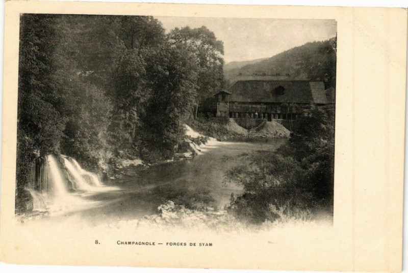Carte postale ancienne Champagnole - Forges de Syam à Champagnole