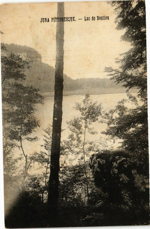 Carte postale ancienne Le Lac de Bonlieu à Bonlieu