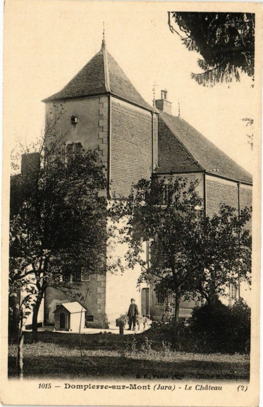 Carte postale ancienne Dompierre-Sur-Mont - Le Chateau à Dompierre-sur-Mont