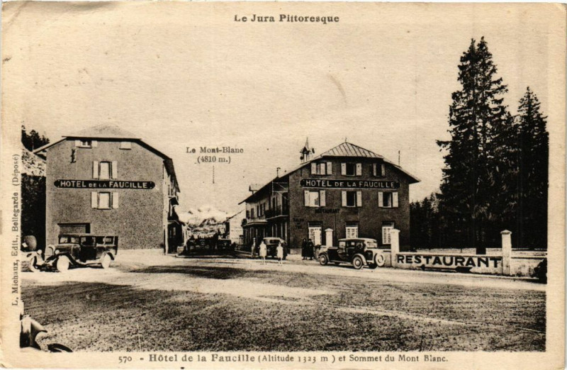 Carte postale ancienne Hotel de la Faucille