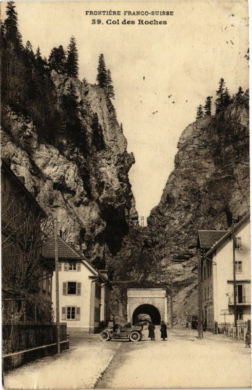 Carte postale ancienne Col des Roches