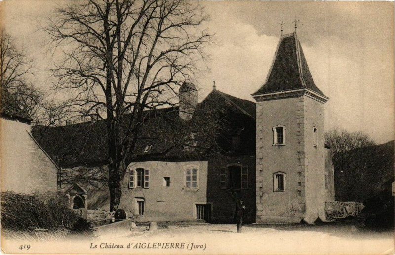 Carte postale ancienne Chateau d'Aiglepierre à Aiglepierre