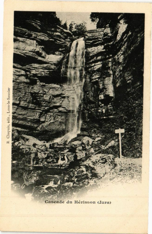Carte postale ancienne Cascade du Herisson