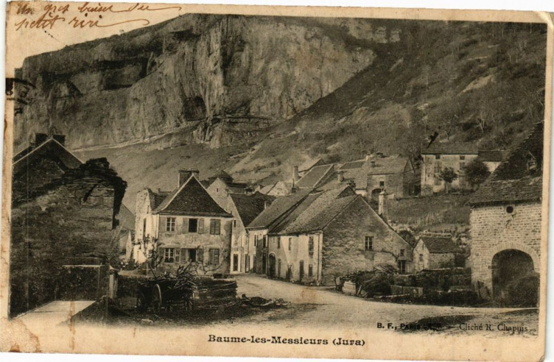 Carte postale ancienne Baume-les-Messieurs - à Baume-les-Messieurs