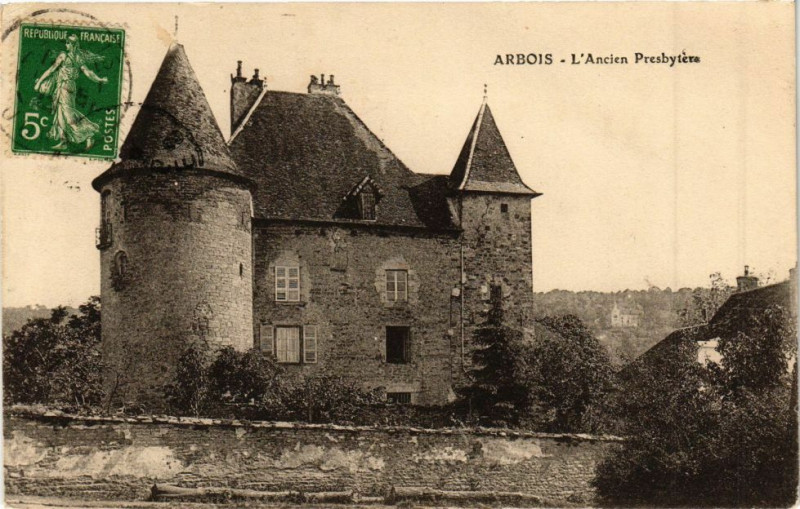 Carte postale ancienne Arbois - Ancien PRESbytere à Arbois