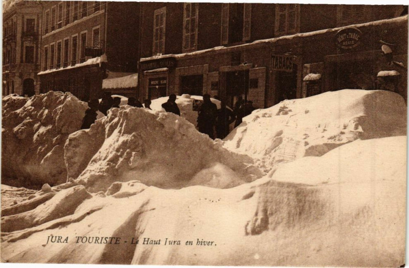 Carte postale ancienne Morez - Le Haut Jura en Hiver