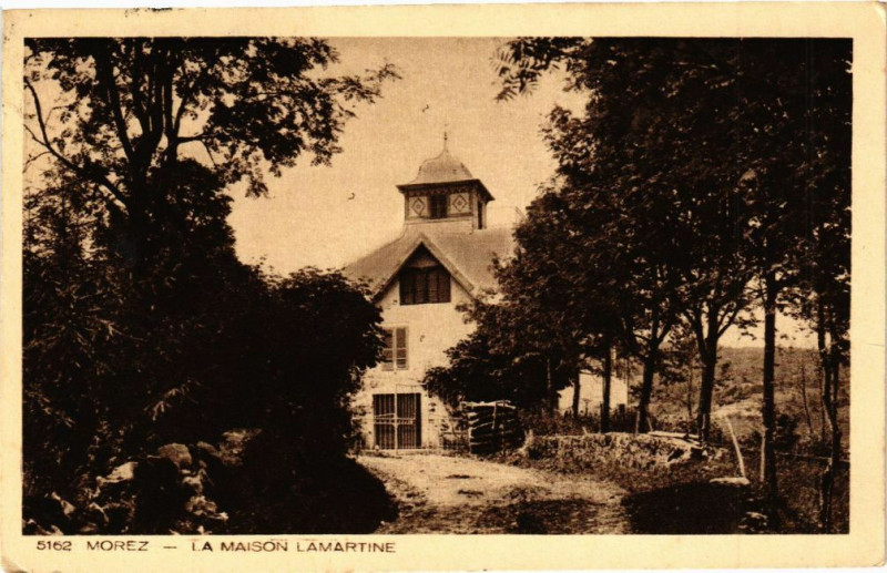 Carte postale ancienne Morez - La Maison Lamartine