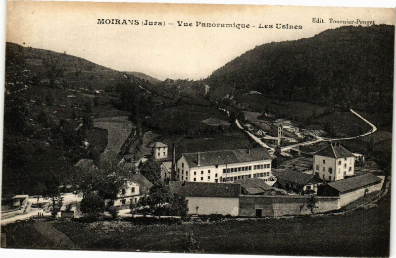 Carte postale ancienne Moirans - Vue Panoramique à Rans
