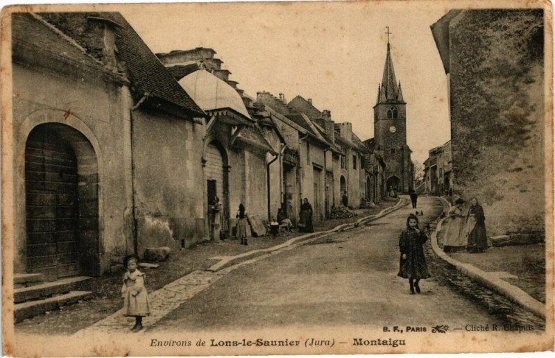 Carte postale ancienne Montaigu à Montaigu