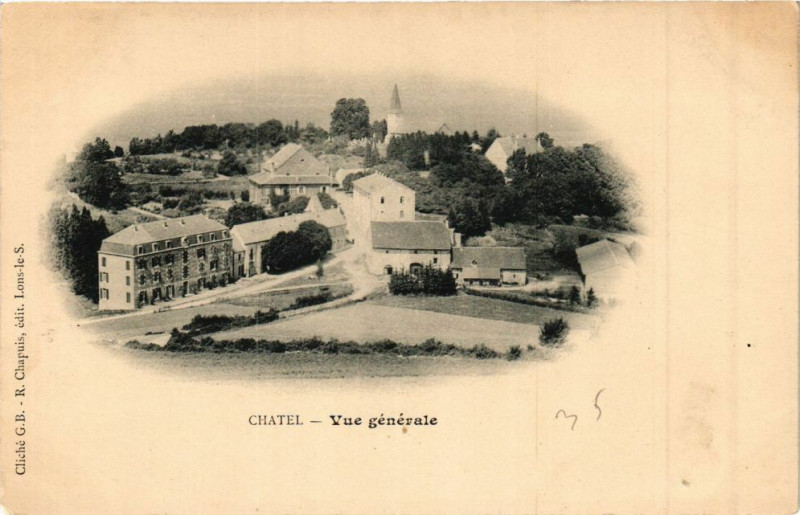 Carte postale ancienne Chatel - Vue générale