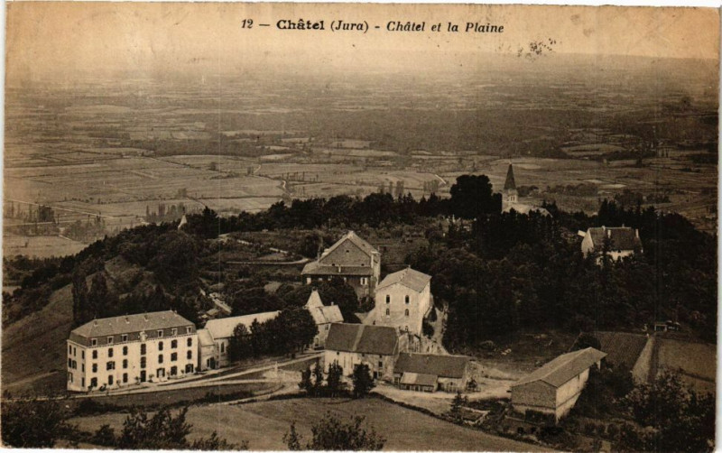 Carte postale ancienne Chatel - Chatel et La Plaine