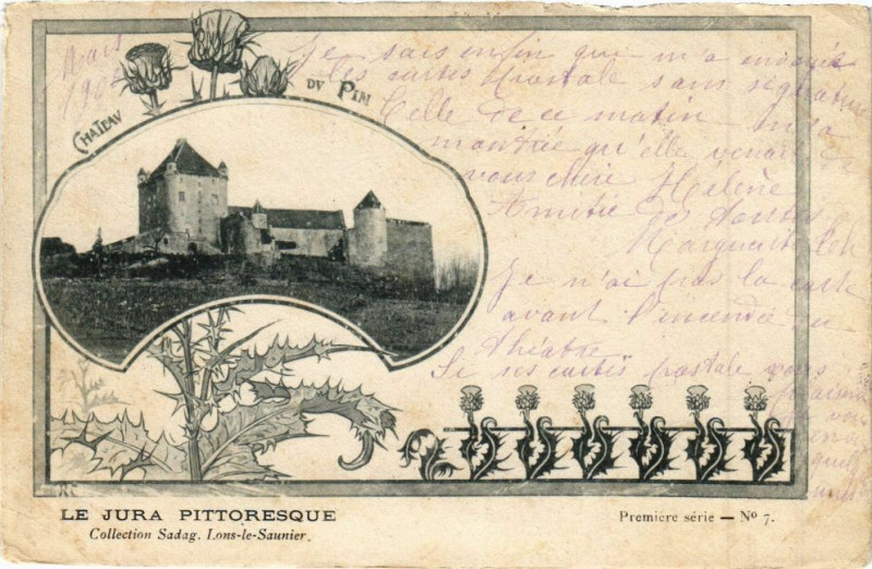 Carte postale ancienne Chateau du Pin