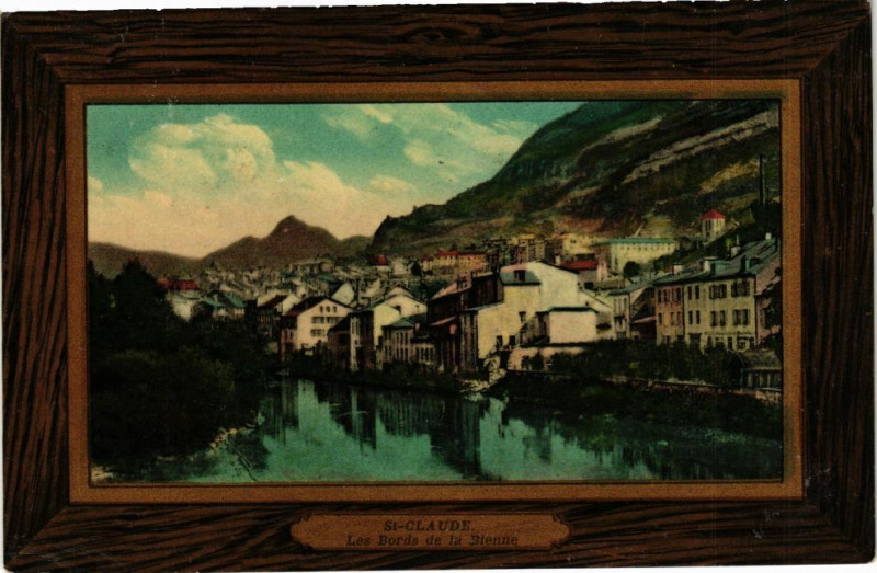 Carte postale ancienne Saint-Claude - Les Bords de la Bienne à Saint-Claude