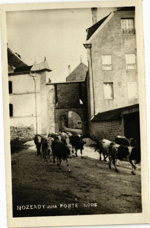 Carte postale ancienne Nozeroy - Porte Nods à Nozeroy
