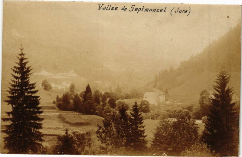 Carte postale ancienne Carte photo - Vallée de la Septmoncel