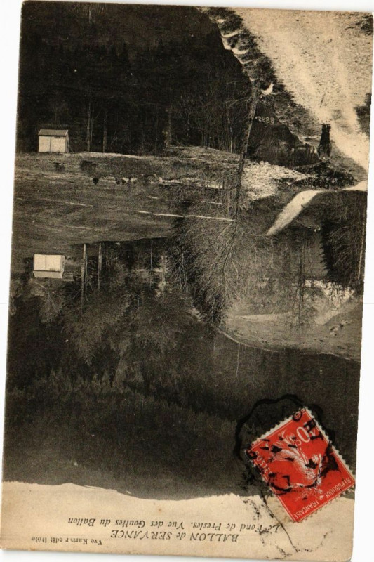 Carte postale ancienne Ballon De Servance - Le Fond de PRESles