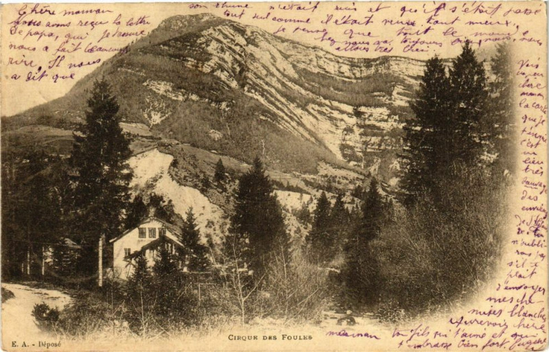 Carte postale ancienne Cirque des Foules