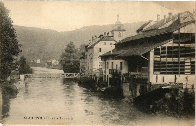 Carte postale ancienne Saint-Hippolyte - La Tannerie