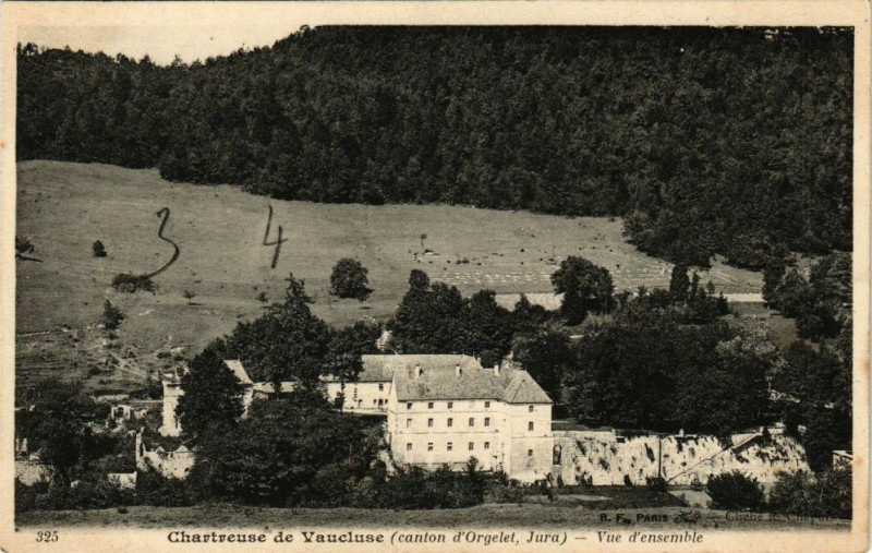 Carte postale ancienne Chartreuse De Vaucluse - Vue d'ensemble