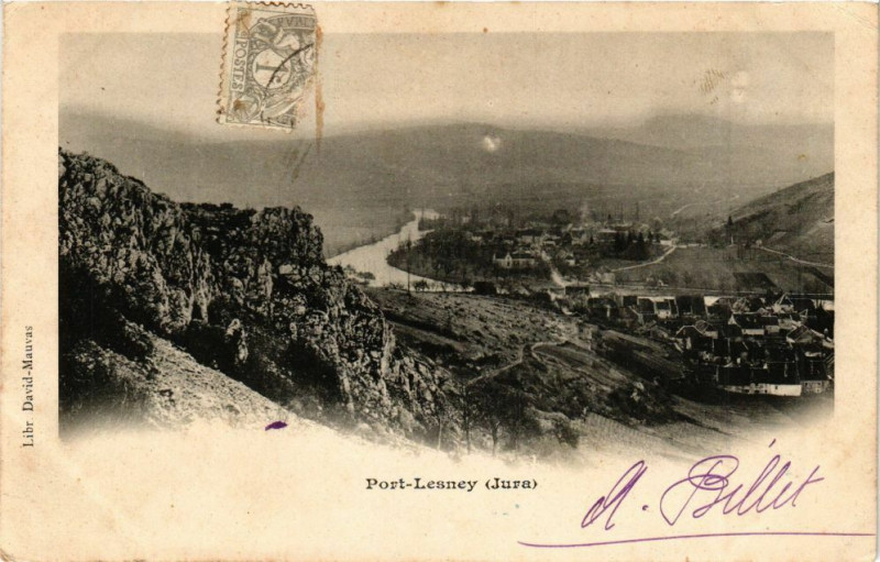 Carte postale ancienne Port-Lesney à Port-Lesney
