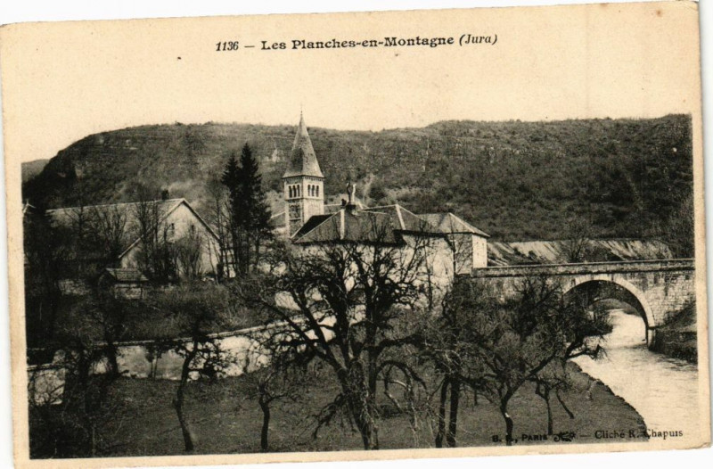 Carte postale ancienne Les Planches-en-Montagne aux Planches-en-Montagne