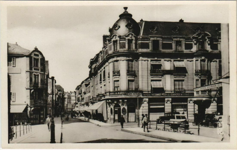 Carte postale ancienne Montbeliard Grande Rue France à Montbéliard