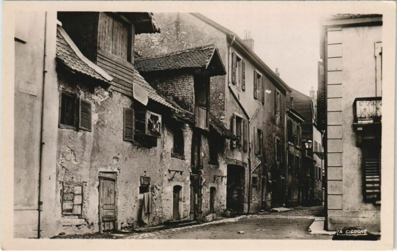 Carte postale ancienne Montbeliard Quartier des tanneries France à Montbéliard