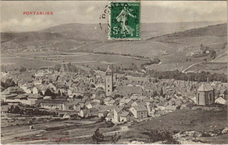Carte postale ancienne Pontalier France