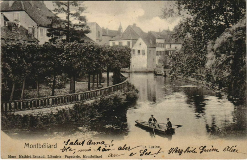 Carte postale ancienne Montbeliard Le Chateau France à Montbéliard