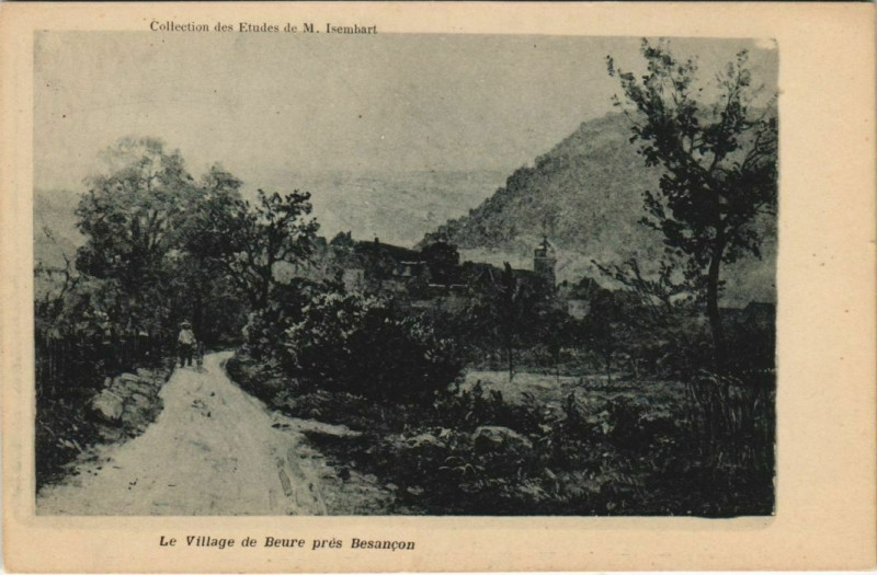 Carte postale ancienne Besancon Le Village de Beure France à Besançon