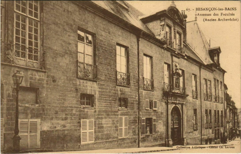 Carte postale ancienne Besancon Annexes des Facultes France à Besançon