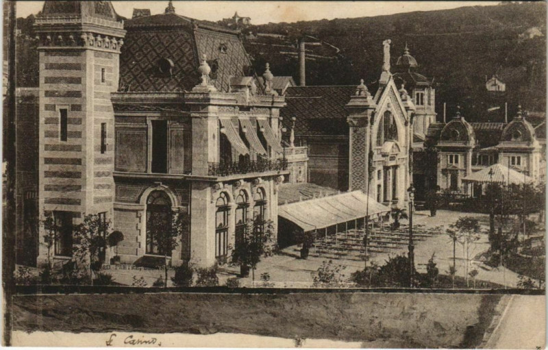 Carte postale ancienne Besancon Le Casino France à Besançon