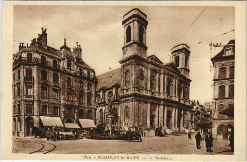 Carte postale ancienne Besancon La Madeleine France à Besançon