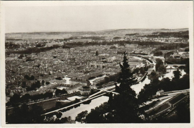 Carte postale ancienne Besancon vue prise du Fort de Bregille France à Besançon