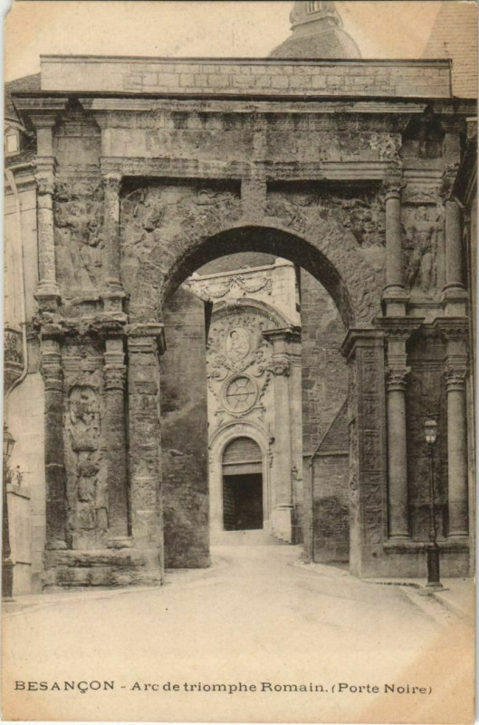 Carte postale ancienne Besancon Arc de triomphe Romain France à Besançon