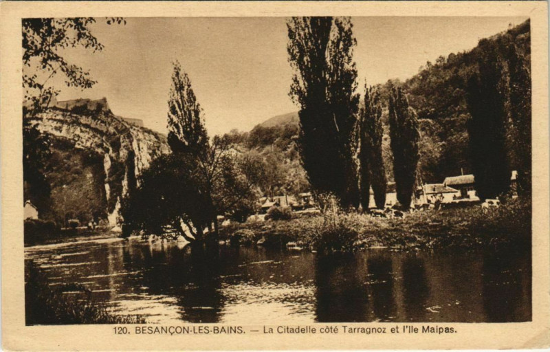 Carte postale ancienne Besancon LaCitadelle France à Besançon