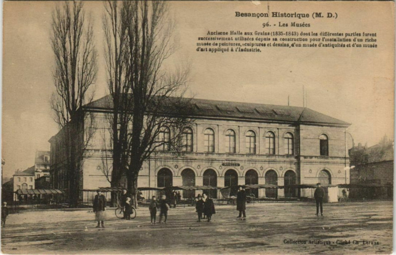 Carte postale ancienne Besancon Les Musees France à Besançon