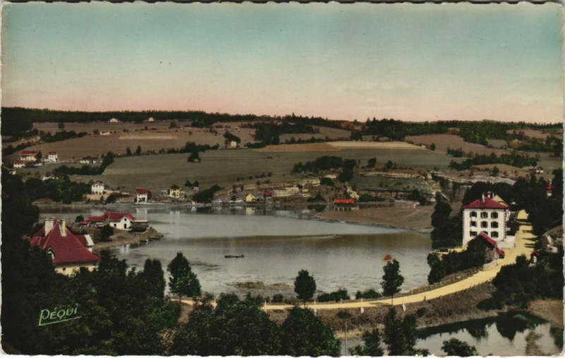Carte postale ancienne Villers le Lac - Lac de Chailexon à Villers-le-Lac