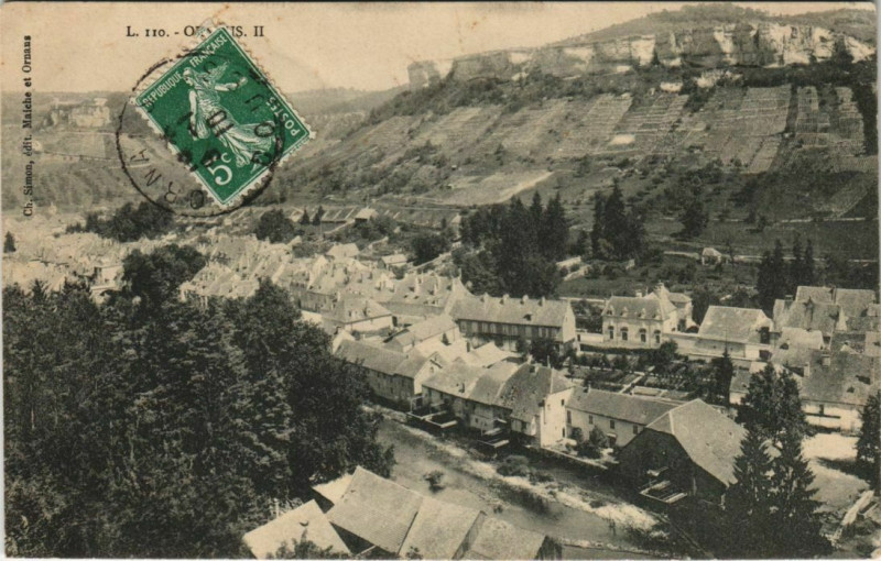 Carte postale ancienne Ornans à Ornans