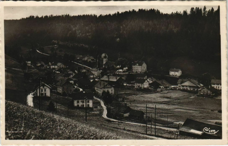Carte postale ancienne Les Gras - Vue générale aux Gras