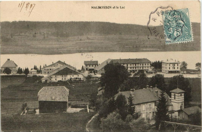 Carte postale ancienne Malbuisson - Le Lac à Malbuisson