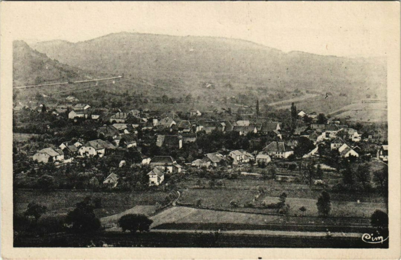 Carte postale ancienne Sancey-le-Grand - Vue générale à Sancey
