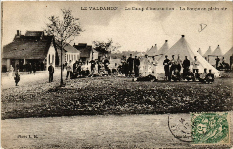 Carte postale ancienne Valdahon - Le Valdahon - Le Camp d'Instruction à Valdahon