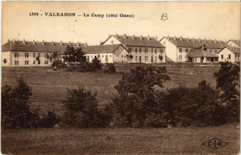 Carte postale ancienne Valdahon - Le Camp - Cote Ouest à Valdahon