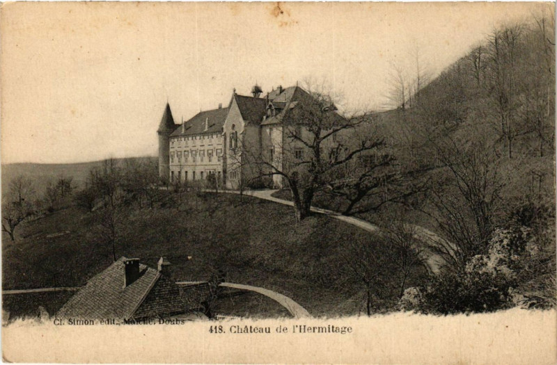 Carte postale ancienne Chateau de l'Hermitage