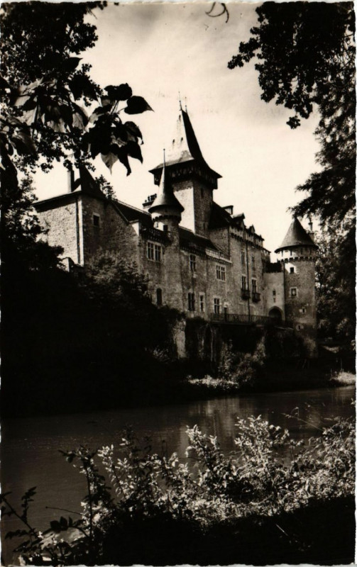 Carte postale ancienne Vallée de la Loue - Le Chateau de Cleron à Cléron